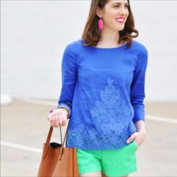 JCrew Linen Blouse - Picture 3 of 9